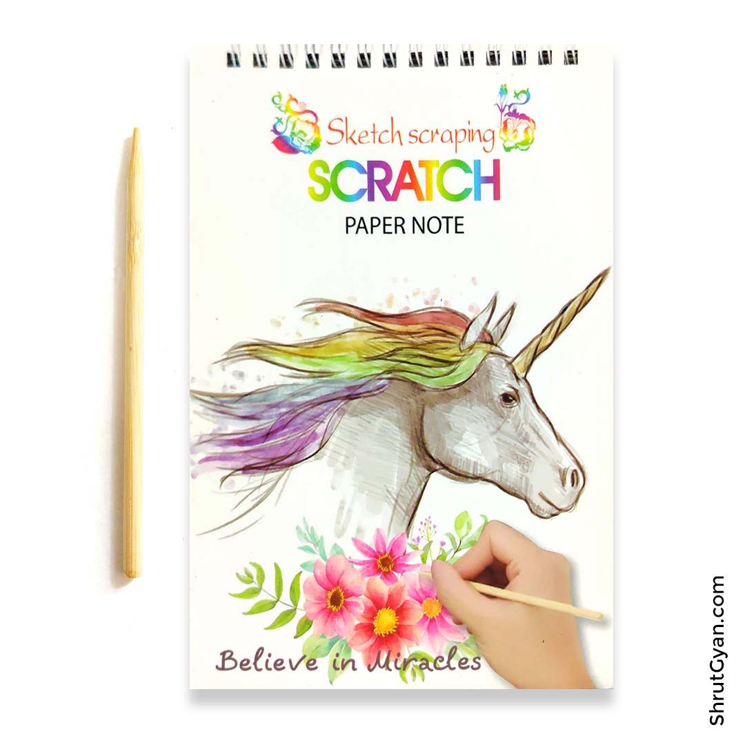 Scratch Sketch Scraping Paper Note