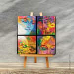 The Spiritualism of Mine, You, He and Anyone - Mini Canvas Painting (Print Edition)