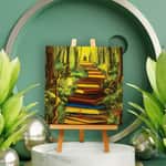 The path to liberation - Mini Canvas Painting (Print Edition)