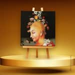 Spiritual Portrait - Mini Canvas Painting (Print Edition)