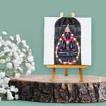 Bhagwan Mahavir Swami Of Kshatriya Kund Tirth - Mini Canvas Painting (Print Edition)