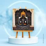 Bhagwan Neminath Of Girnar Tirth - Mini Canvas Painting (Print Edition)