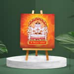 Bhagwan Parshvanath Of Jiravala Tirth - Mini Canvas Painting (Print Edition)