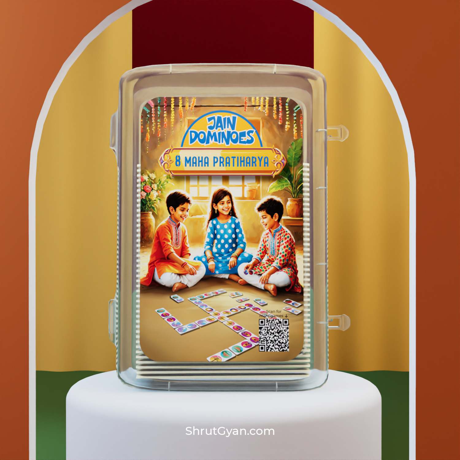 Ashta Mahapratiharya - Jain Dominoes