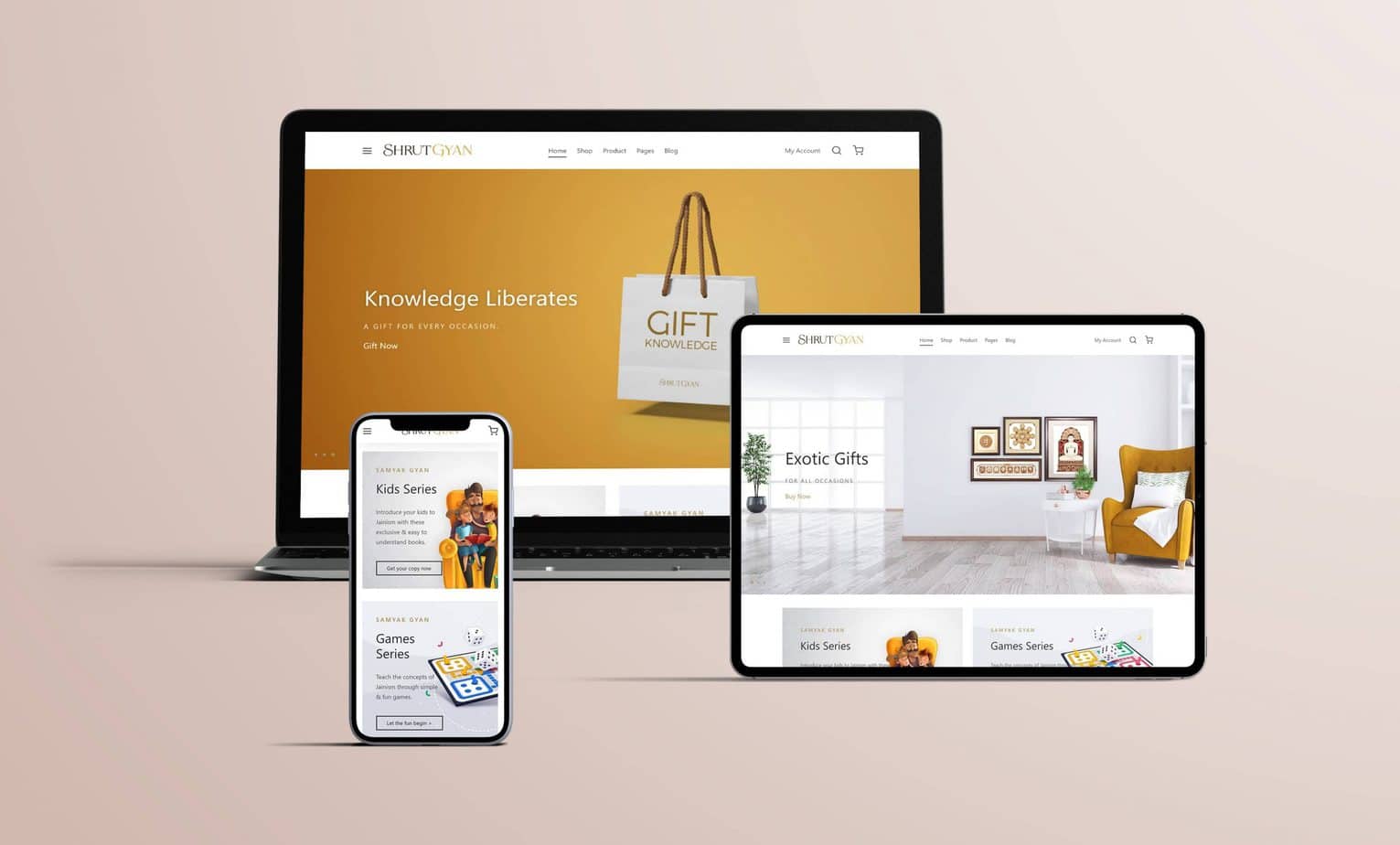 Redesign Of Shrutgyan.com