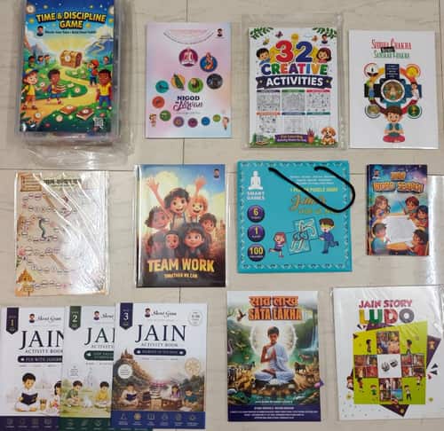 Click To View Full Screen Jain Activity Book Series – All 3 Books Photo Review