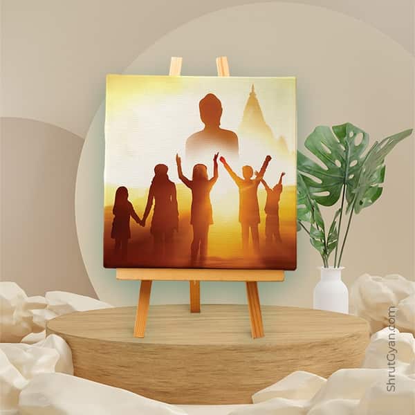 I am you & you are me - Mini Canvas Painting (Print Edition)