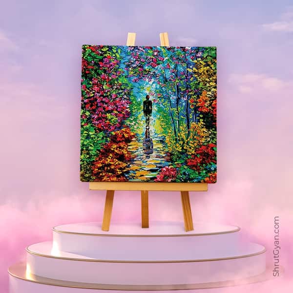 Inner beauty - Mini Canvas Painting (Print Edition)