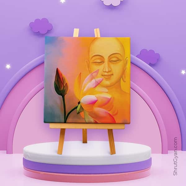 Deep Thought - Mini Canvas Painting (Print Edition)