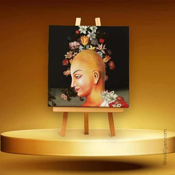 Spiritual Portrait - Mini Canvas Painting (Print Edition)