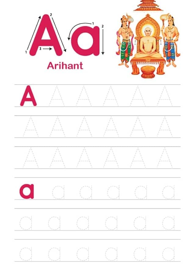 My First Learn to Write Jain English Workbook - image 2