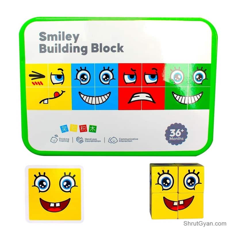 71Mnaoh5Q3Lsl1440B Cartoon Smiley Building Blocks