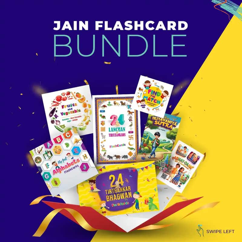Flashcard Bundle 01 Jain Flashcards Jumbo Bundle (Pack Of 18)