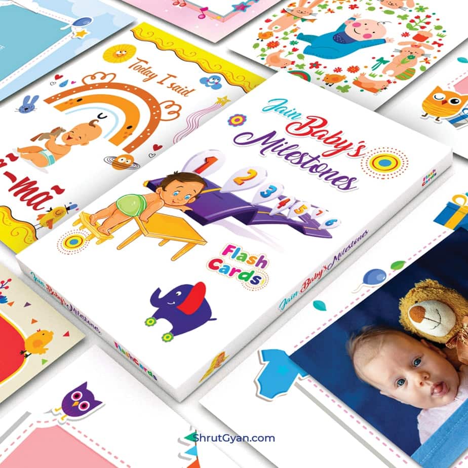Jain Baby's Milestones Card