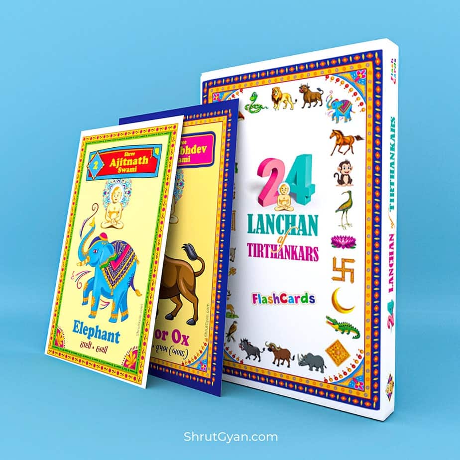 24 Lanchan of Tirthankars (Flashcards)